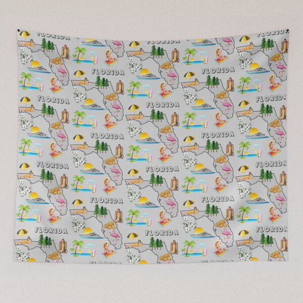Item preview, Florida's Sunshine Paradise, Beach, Flamingo, and Space Coast Vibes designed and sold by mashmosh.