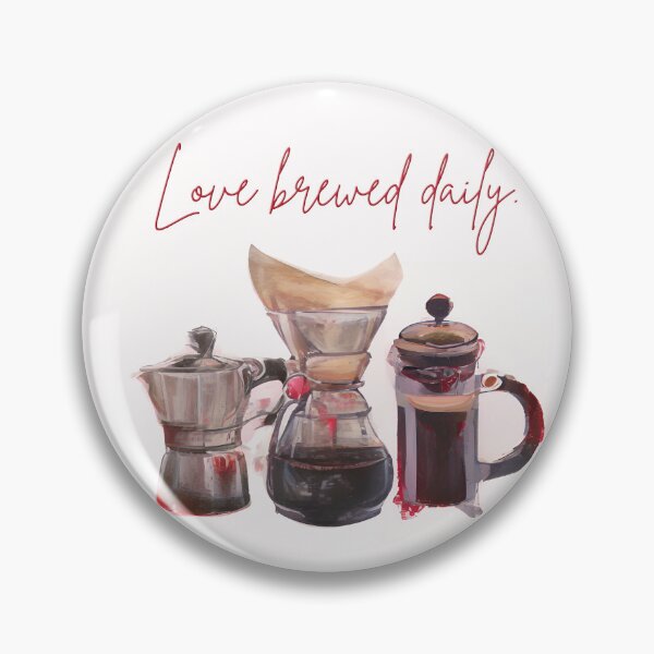 Item preview, Love Brewed Daily designed and sold by Art & Coffee.
