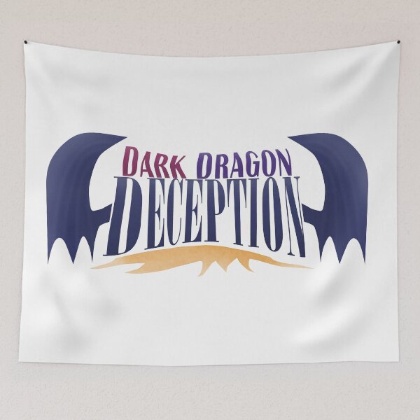 Item preview, Dark Dragon Deception Logo V2 Print Version designed and sold by DarkDragonDeception - Claudia.