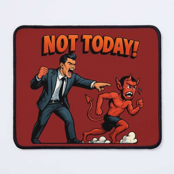 Item preview, Back Off, Beelzebub! designed and sold by DeadThingsShop.