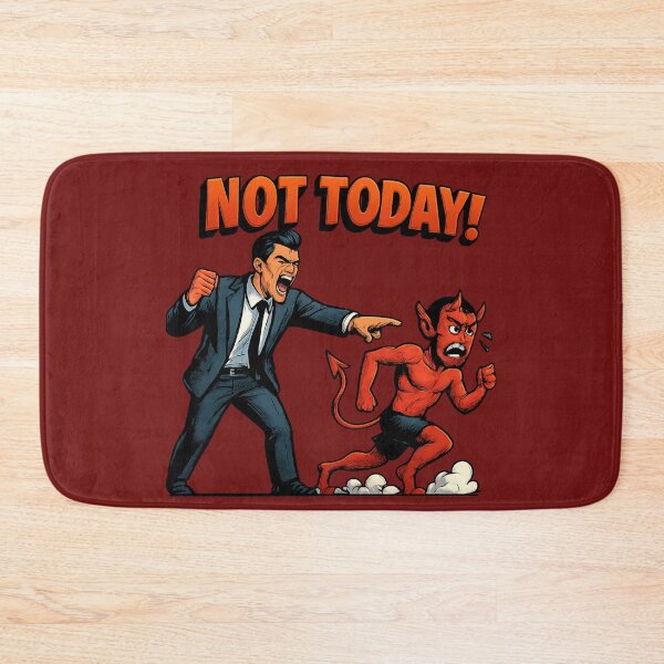Item preview, Back Off, Beelzebub! designed and sold by DeadThingsShop.