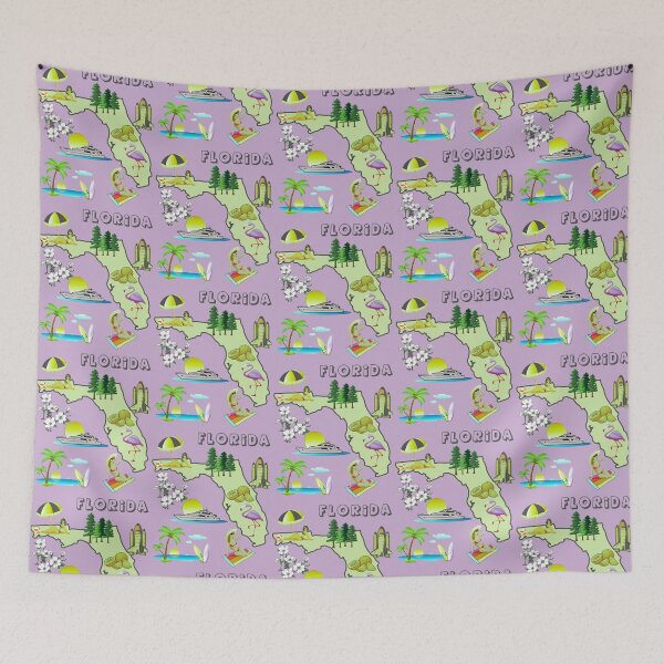 Item preview, Florida Vibe, Sunshine State Tropical Paradise Graphic designed and sold by mashmosh.