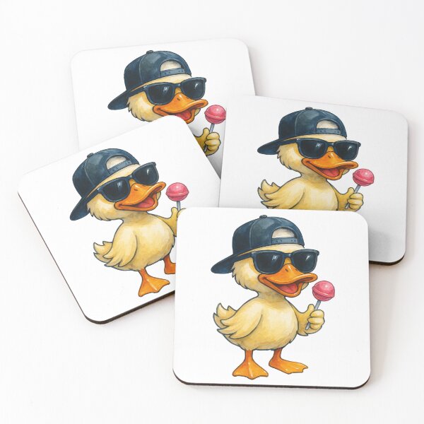Item preview, Cool Pop Quacker – Funky Duck Vibes designed and sold by ArtesioByZaber.
