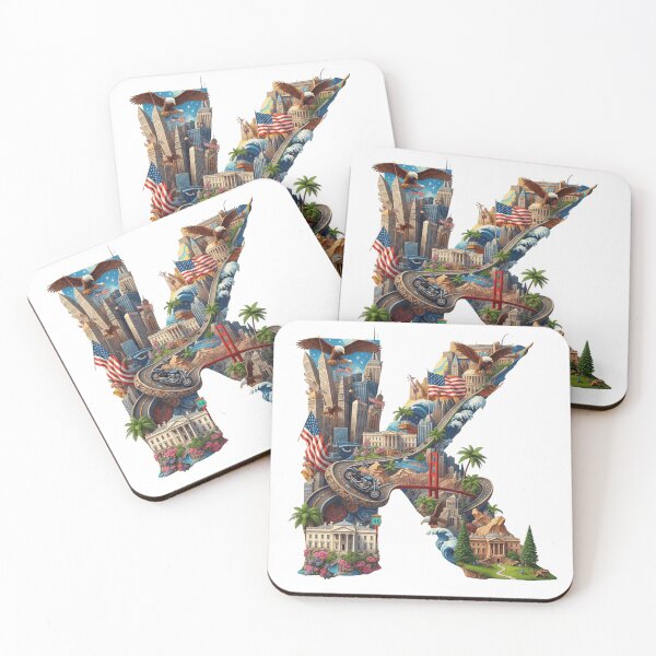 Item preview, The Alphabet of the USA - K designed and sold by Kaleddis.