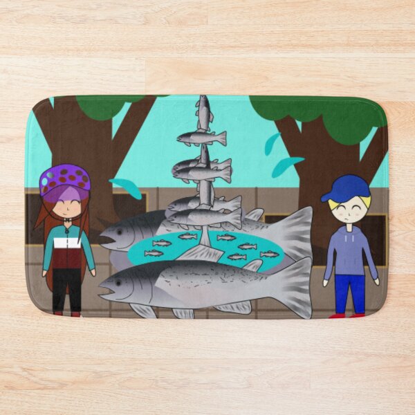 Item preview, Salmon Fountain designed and sold by GooglyEyes-.