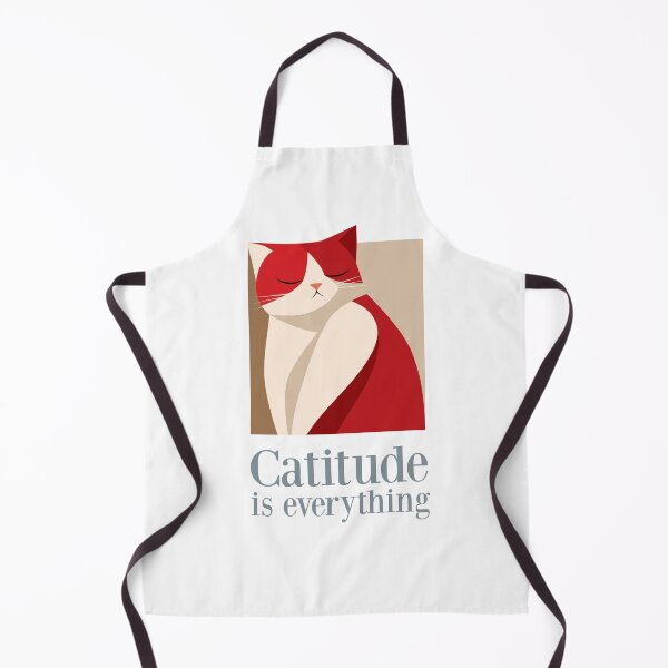 Item preview, Catitude Is Everything | Minimal Sassy Cat Art designed and sold by Cat Quotes.