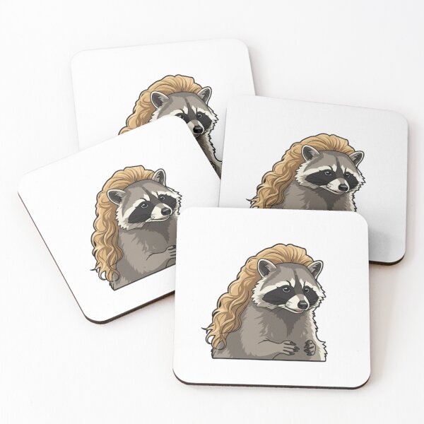 Item preview, Raccoon With A Mullet designed and sold by Pattern Unhinged.
