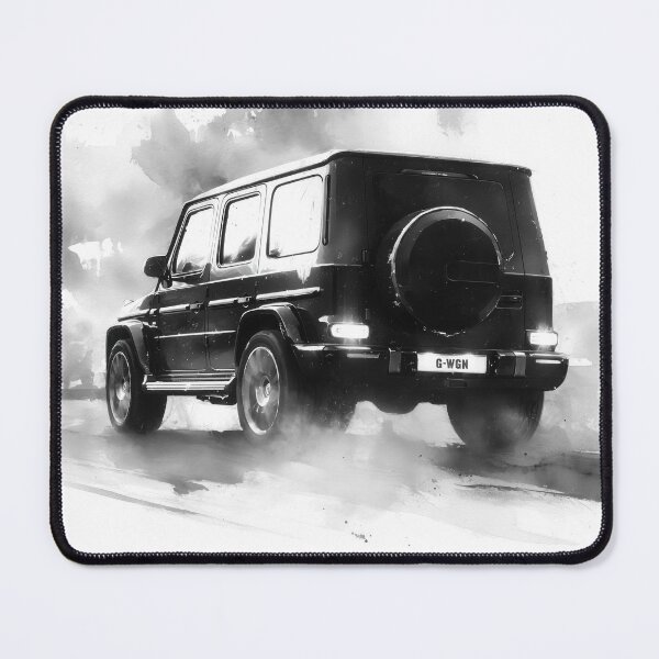 Item preview, Merc 4x4 SUV G-WGN Luxury Sumi e ink painting designed and sold by blackdogshop.