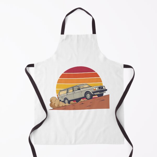 Item preview, Vintage Volvo 240 Wagon Retro Sunset designed and sold by Off-Road-Zone.