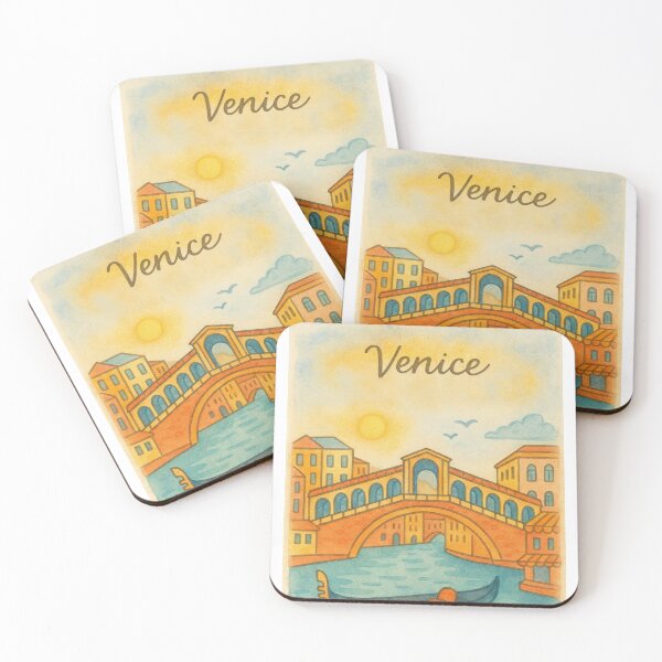 Item preview, Hand-Drawn Dreamy Venice Illustration designed and sold by MIArt Studio.