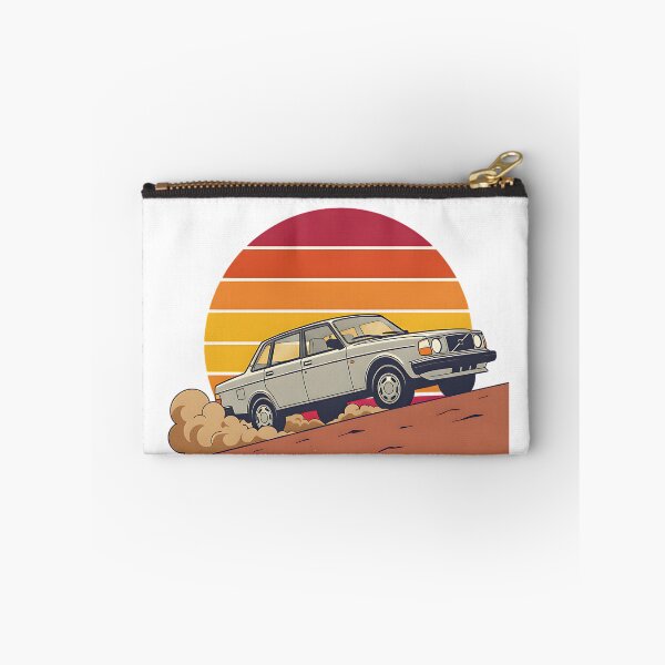 Item preview, Classic Volvo 240 Sedan Retro Sunset Off-Road designed and sold by Off-Road-Zone.