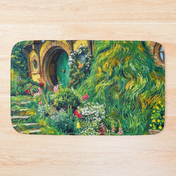 Item preview, Van Gogh Style Fantasy Burrow: No Admittance Sign designed and sold by Gravitylessarts.