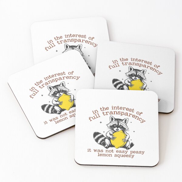 Item preview, In The Interest Of Full Transparency Funny Raccoon designed and sold by IdealDo.