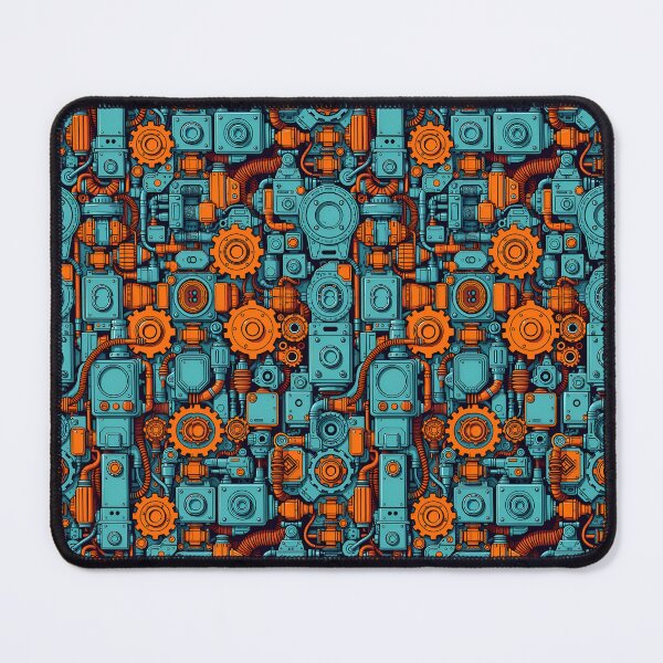 Item preview, Cyberpunk Tech Pattern – Industrial Sci-Fi Machine Art designed and sold by DanjerBoi.
