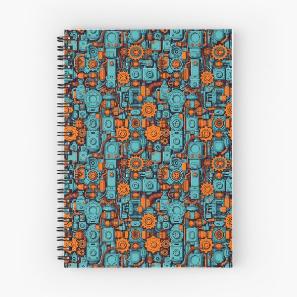 Item preview, Cyberpunk Tech Pattern – Industrial Sci-Fi Machine Art designed and sold by DanjerBoi.