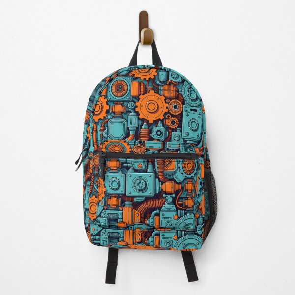 Item preview, Cyberpunk Tech Pattern – Industrial Sci-Fi Machine Art designed and sold by DanjerBoi.