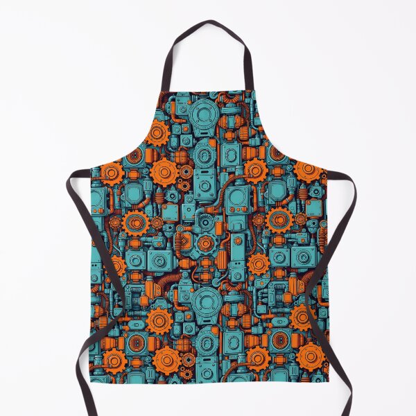 Item preview, Cyberpunk Tech Pattern – Industrial Sci-Fi Machine Art designed and sold by DanjerBoi.