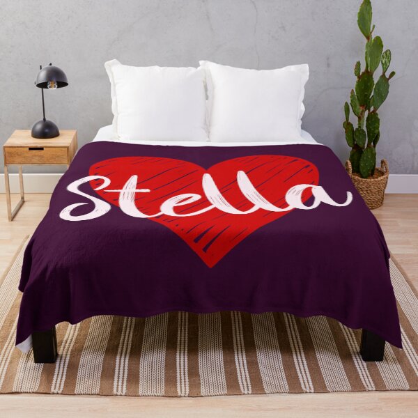 Item preview, Stella Name Red Heart  designed and sold by Jeallan Designs.