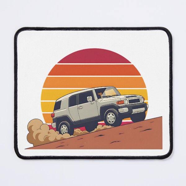 Item preview, Off-Road FJ Cruiser Vintage Sunset 4x4 Trail Adventure designed and sold by Off-Road-Zone.