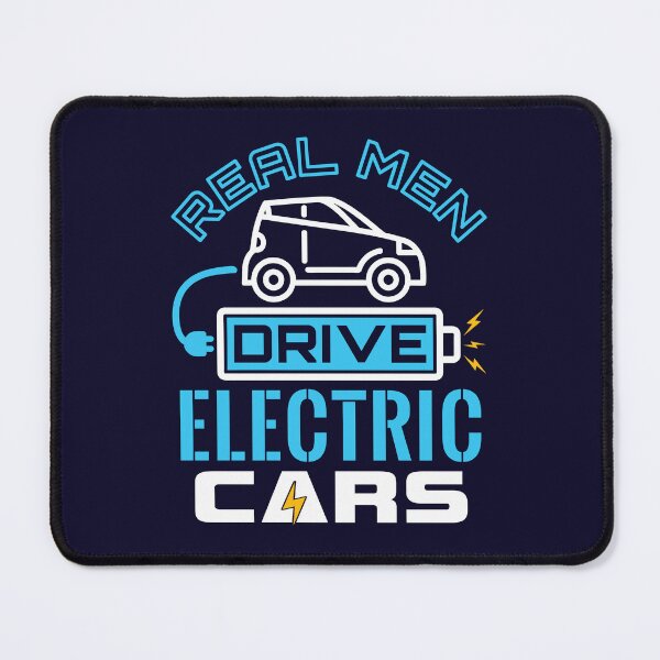 Item preview, Real Men Drive Electric Cars Plug In Vehicle designed and sold by jaygo.
