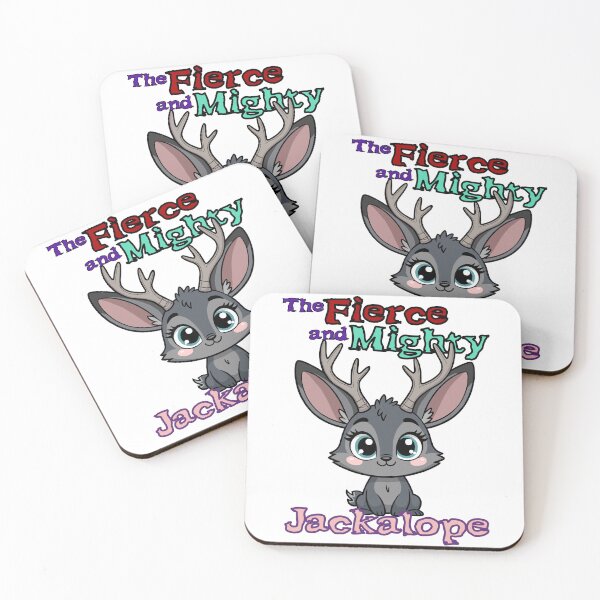 Item preview, The Fierce and Mighty Jackalope designed and sold by Really Bad Art.