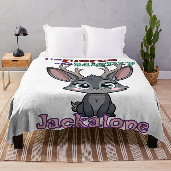 Item preview, The Fierce and Mighty Jackalope designed and sold by Really Bad Art.