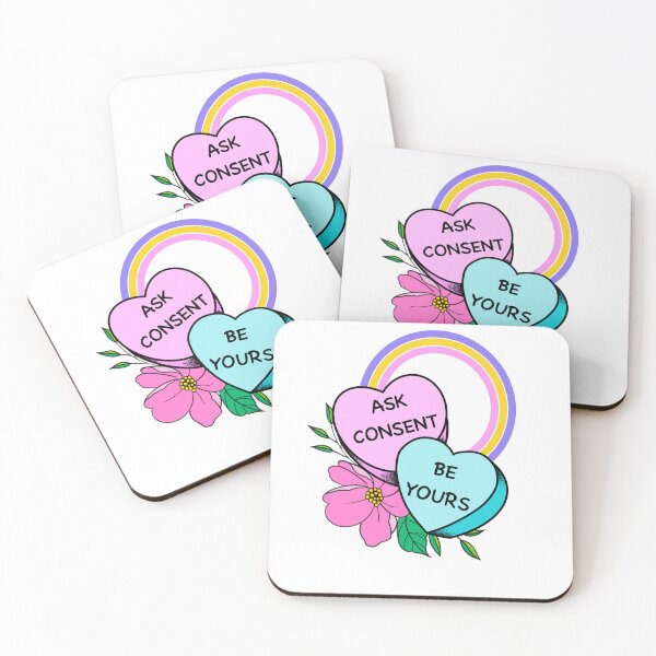 Item preview, Consent Valentine’s Candy Hearts designed and sold by GhoulBits.