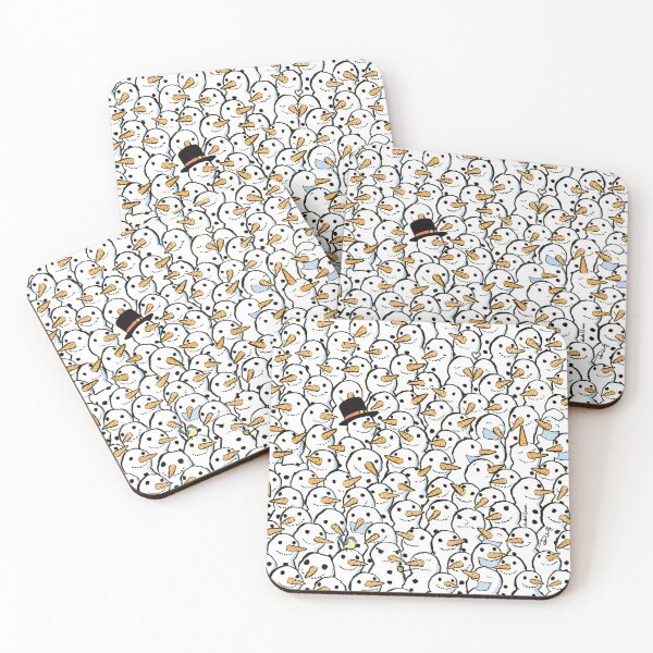 Item preview, Polar bear among snowmen designed and sold by Dudolf.