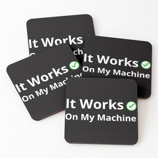 Item preview, It Works On My Machine Funny Programmer T-Shirt | Coding Sarcasm Gift designed and sold by  pastel pep .