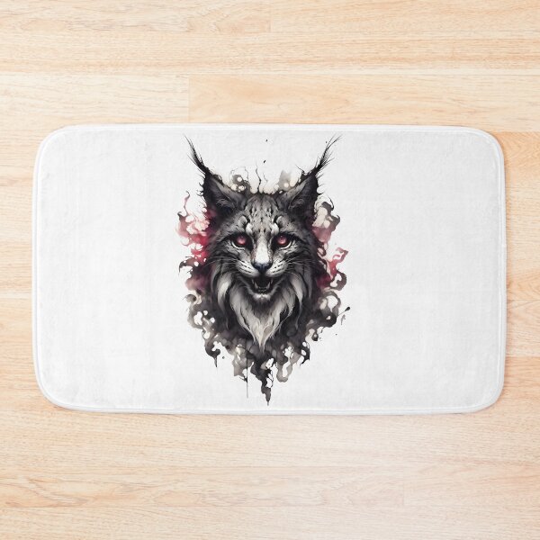 Item preview, Lynx with Ink Smile Watercolor Vortex designed and sold by RubisLeaf.