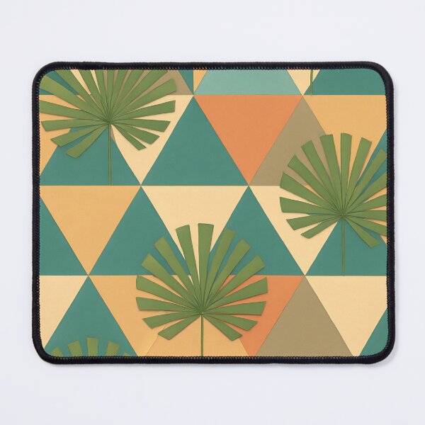 Item preview, Triangular Lattice x Palmaceae Art Print – Desert Island Hues designed and sold by Artsy-With.