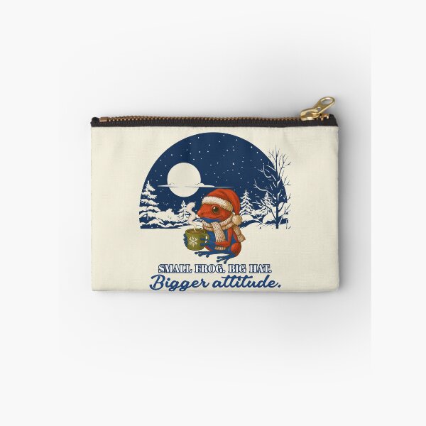 Item preview, SMALL FROG. BIG HAT. BIGGER  ATTITUDE. designed and sold by Pawethic Prints Studio.