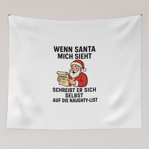 Item preview, When Santa sees me, he puts himself on the naughty list. designed and sold by AggAverse.