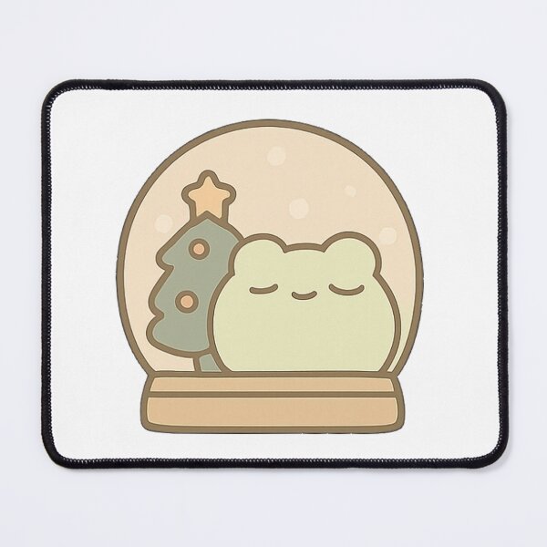 Item preview, Kawaii Mochi Christmas Globe Frog designed and sold by BluesSketchbook.