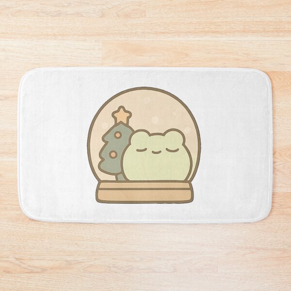 Item preview, Kawaii Mochi Christmas Globe Frog designed and sold by BluesSketchbook.