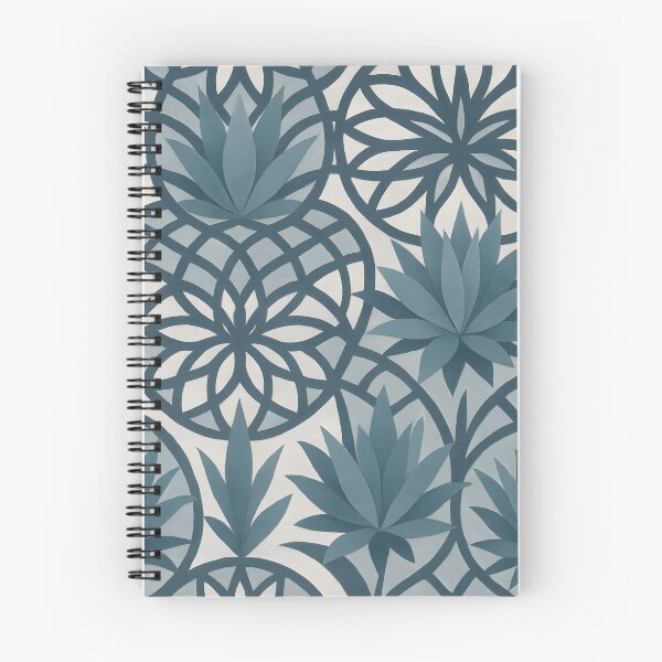 Item preview, Kaleidoscope x Agavaceae Art Print – Agave Blues & Greys designed and sold by Artsy-With.