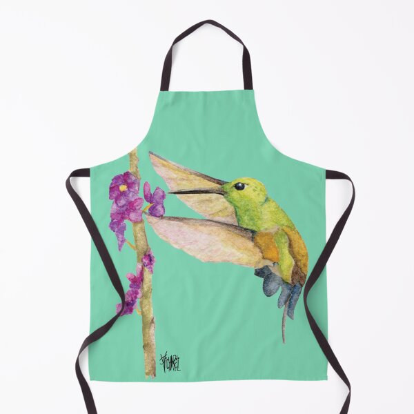 Artikelvorschau, Weißbauchkolibri mit lila Blüten entworfen und verkauft von Jesus Vichareli.