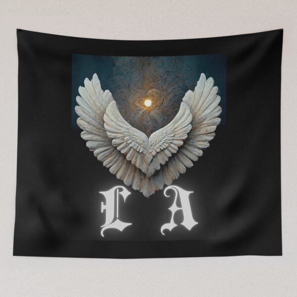 Item preview, LA Los Angeles angels wings and tunel of light cute style happy gifts designed and sold by thankful-loco.