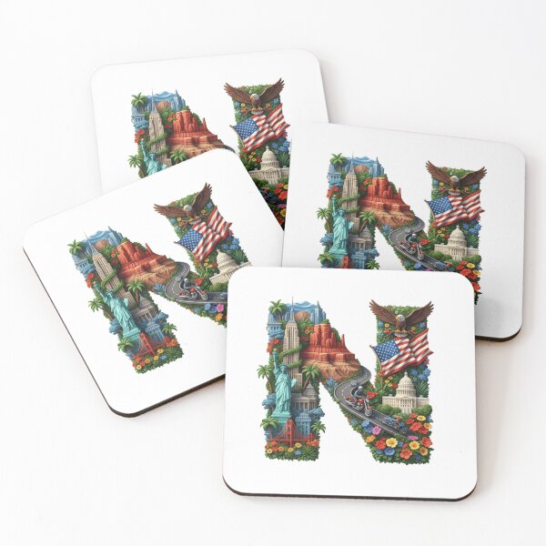 Item preview, The Alphabet of the USA - N designed and sold by Kaleddis.