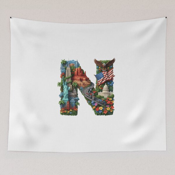Item preview, The Alphabet of the USA - N designed and sold by Kaleddis.