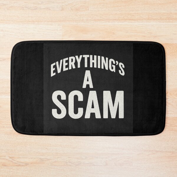 Item preview, Everything’s a Scam Bold Typography Design designed and sold by NextStopShirts.