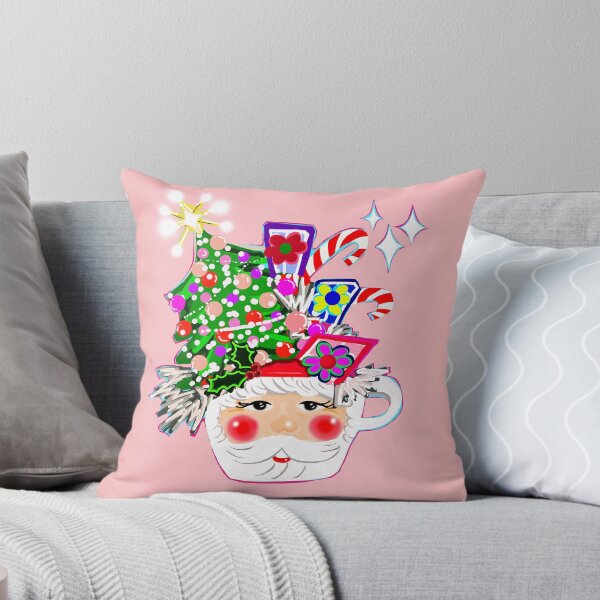 Item preview,  Santa Cup Vintage Trinkets Pink Christmas designed and sold by TinaSalazar.