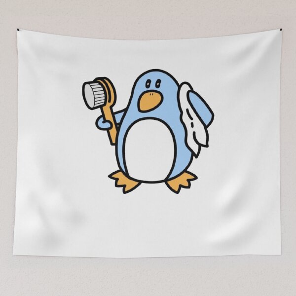 Item preview, shower penguin designed and sold by Gokuxtreme.