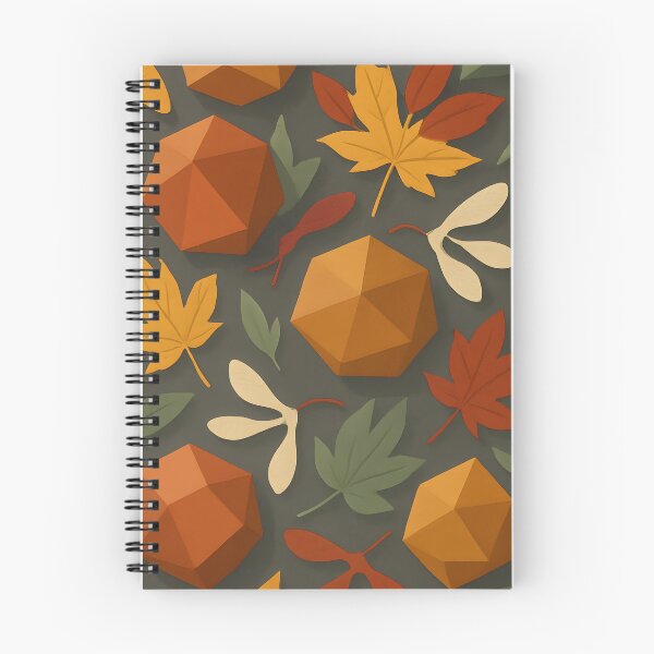 Item preview, Dodecahedron x Aceraceae Art Print – Autumn Leaf Palette designed and sold by Artsy-With.