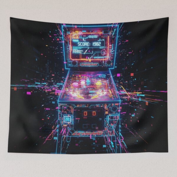 Item preview, Pinball Glitch Arcade – Data Score Frenzy designed and sold by trend-forge.