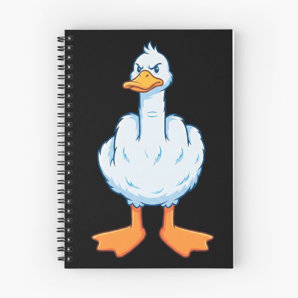 Item preview, Funny Middle Finger Duck - Rude "Duck You" Goose Pun designed and sold by SlocifieShop.