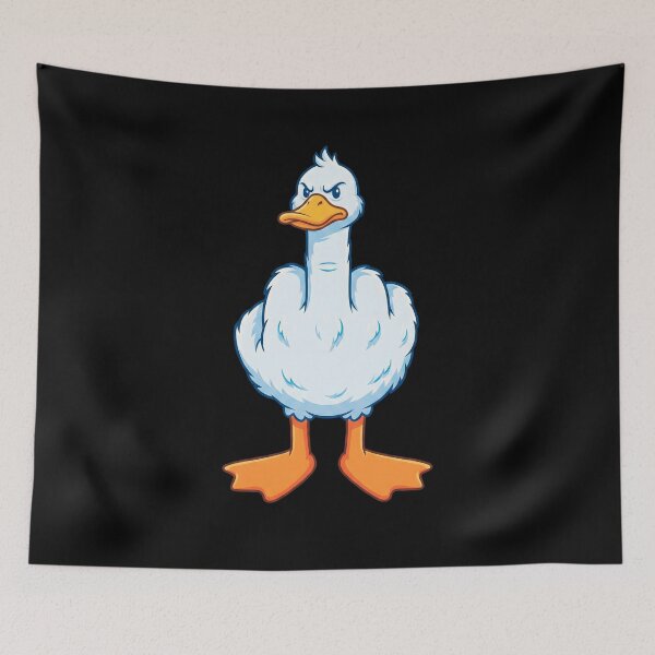 Item preview, Funny Middle Finger Duck - Rude "Duck You" Goose Pun designed and sold by SlocifieShop.