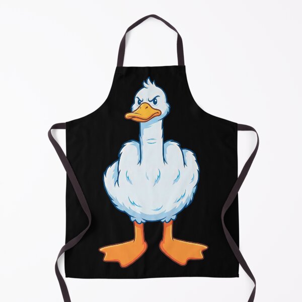 Item preview, Funny Middle Finger Duck - Rude "Duck You" Goose Pun designed and sold by SlocifieShop.