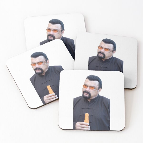 Item preview, Steven Seagal Eating A Carrot designed and sold by Pattern Unhinged.