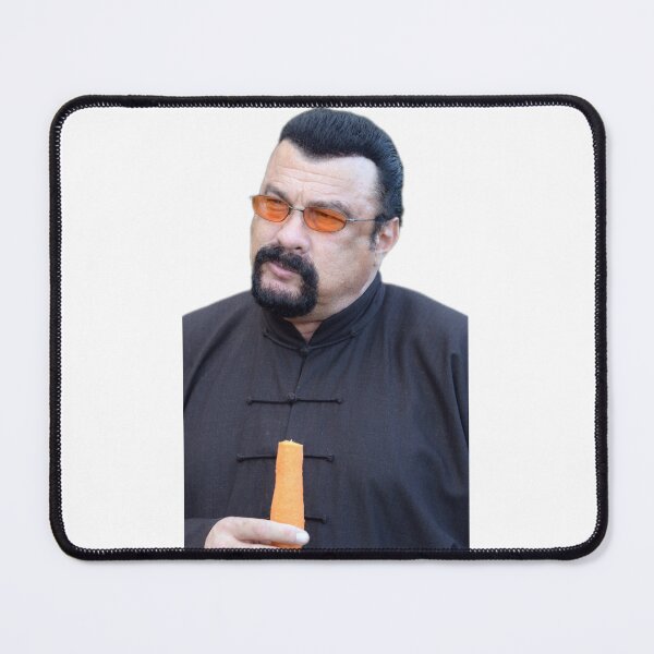 Item preview, Steven Seagal Eating A Carrot designed and sold by Pattern Unhinged.